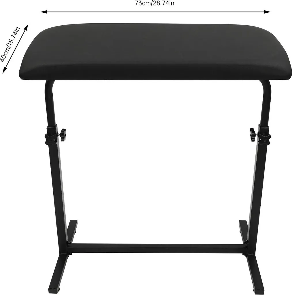 Bracciolo Tatuaggi Professionale XL 73x40cm - Supporto Regolabile 80kg - 7
