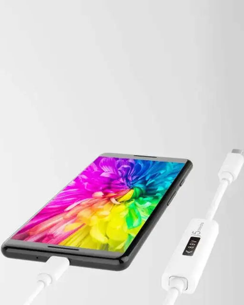 Câble USB-C intelligent j5create JUCP14 avec affichage de la puissance - 5