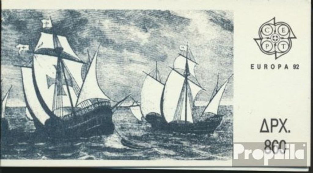 Briefmarken Griechenland 1992 Mi MH15 (kompl.Ausg.) postfrisch Amerika