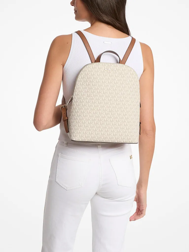 Sac à dos Michael Kors Cindy Vanille avec détails dorés chic
