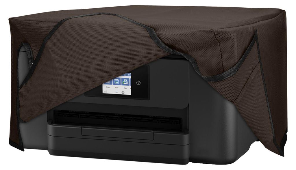 kwmobile Cover kompatibel mit Epson Workforce Pro WF-3820 - Tasche Hülle Drucker - Staubschutzhülle Schutzhaube Schutzhülle - Chocolate