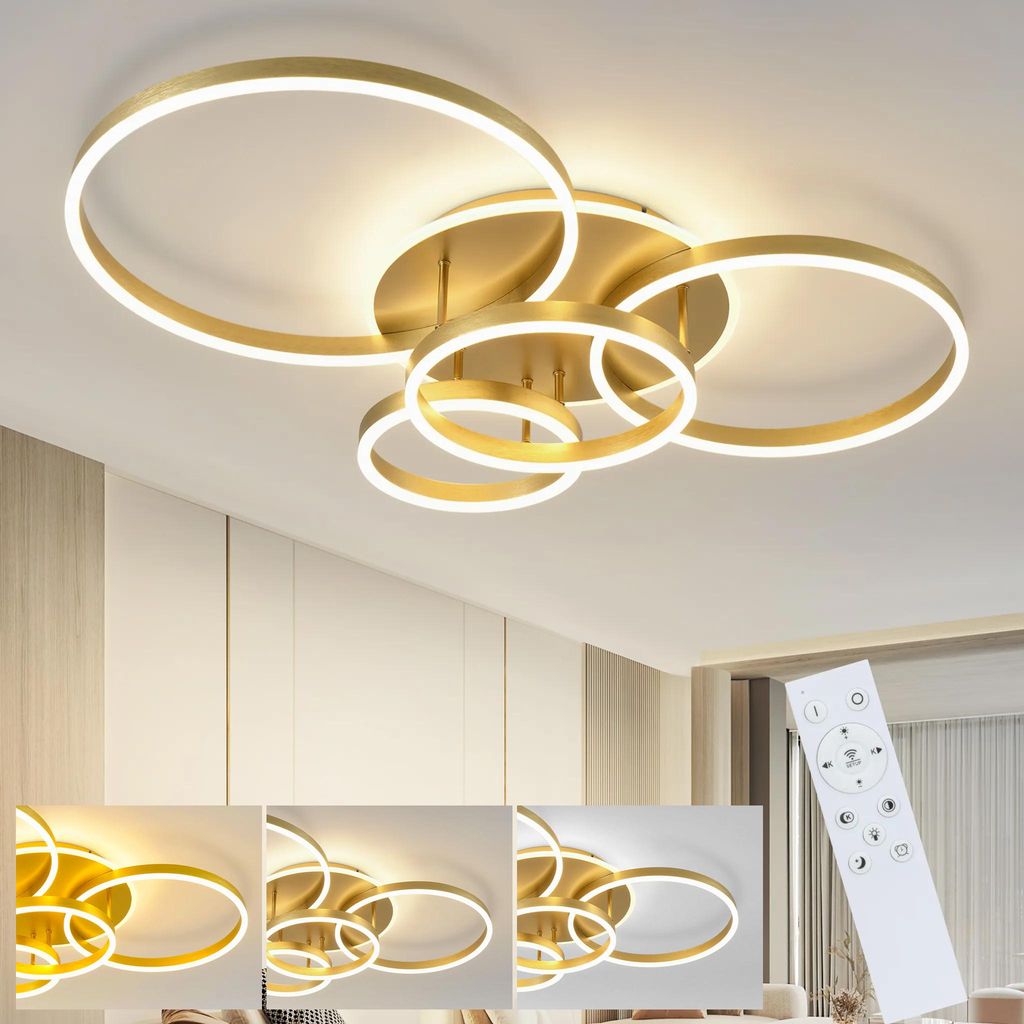 ZMH LED Deckenleuchte 98CM Deckenleuchten 90W Dimmbar Produktbild 