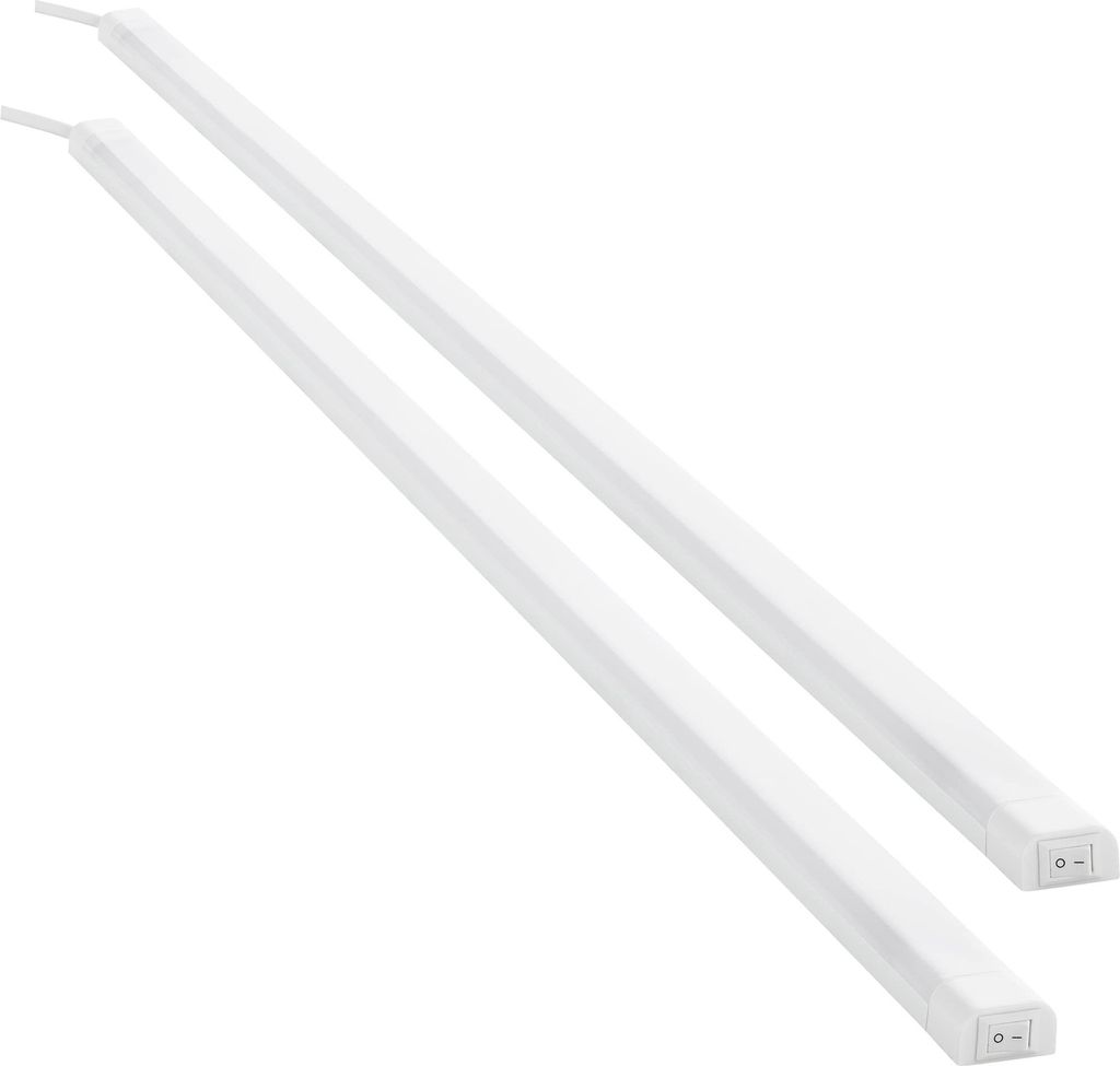 LED Lichtleiste neutralweiß 80cm 2er Set Leiste 1000lm Produktbild 
