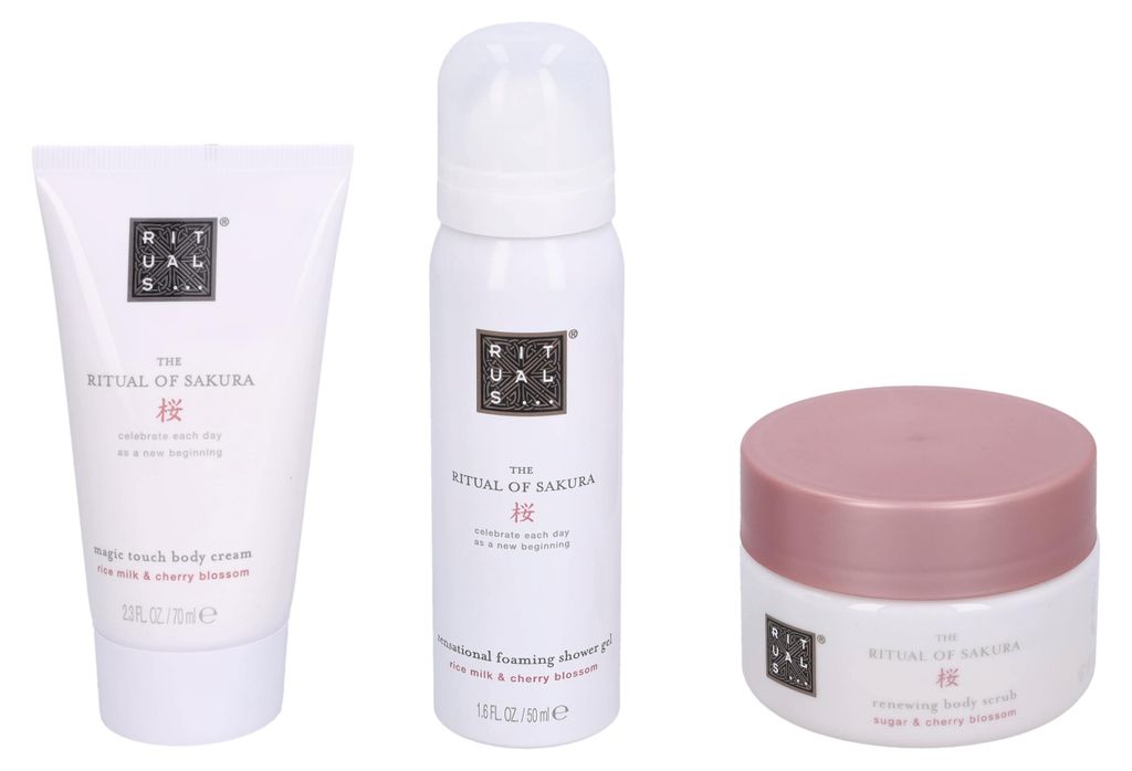 Body Cream 70ml/Body Scrub 125gr/Foaming Shower Gel 50ml Produktbild 