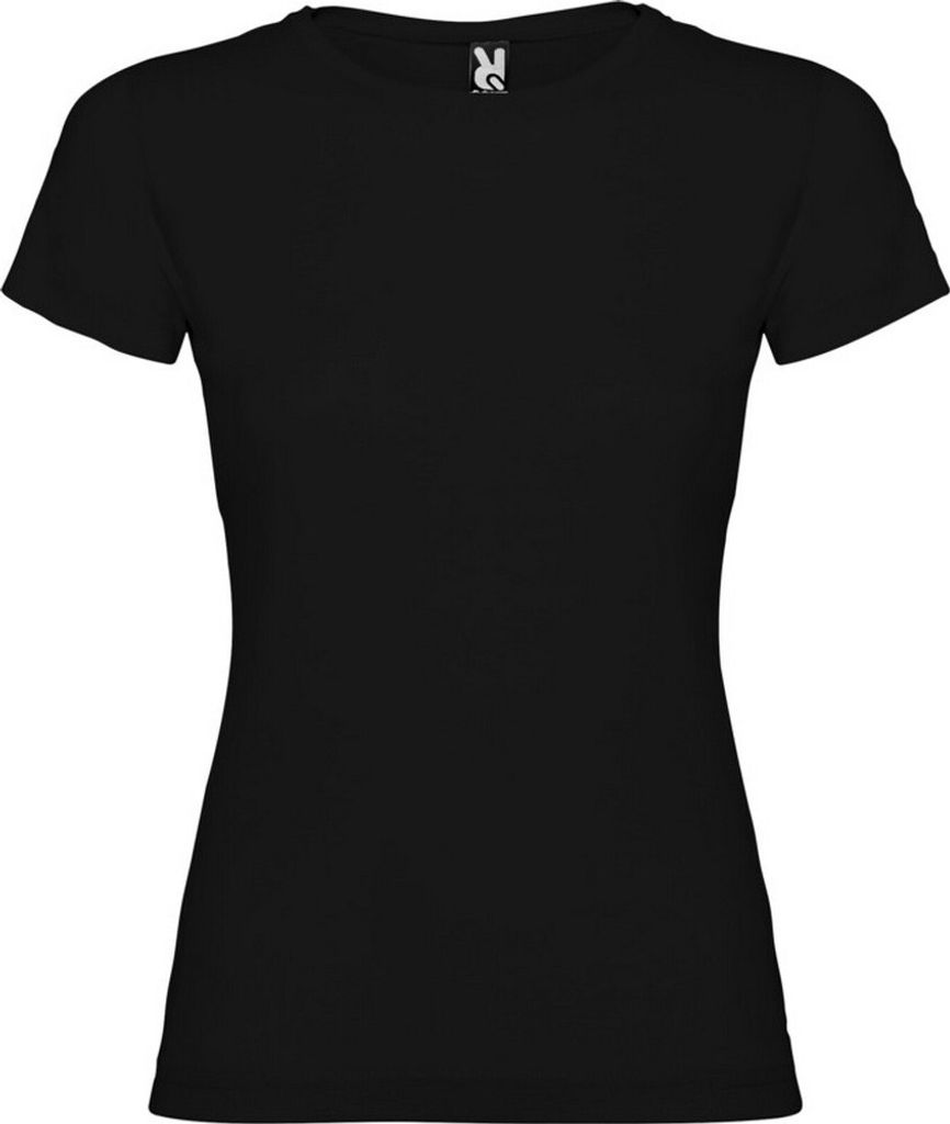 Roly - "Jamaica" T-Shirt für Damen kurzärmlig PF4312 (L) (Schwarz)