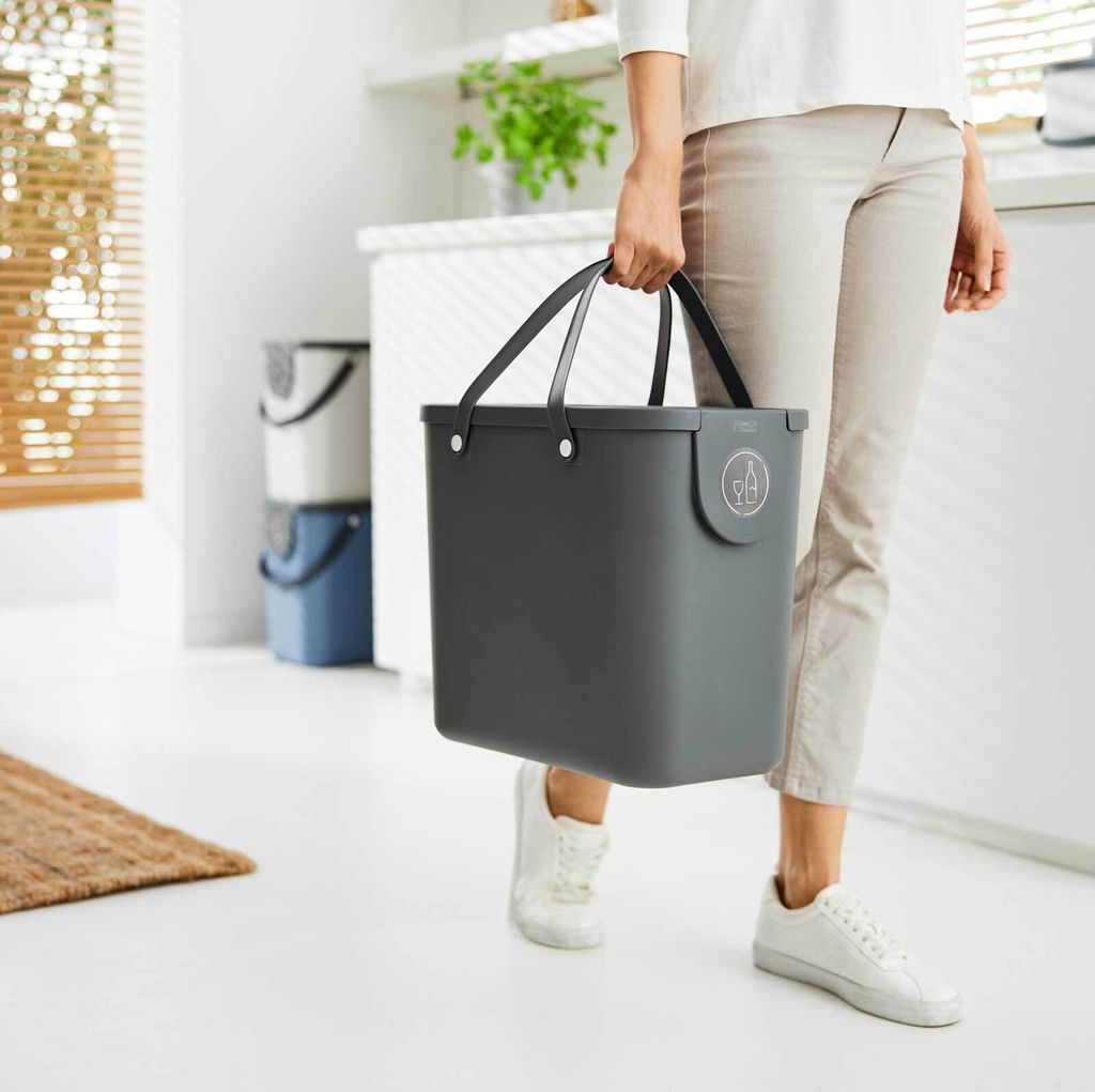 Rotho Mülltrennsystem 25L Albula - Mülleimer 40,0 x 23,5 x Produktbild 4