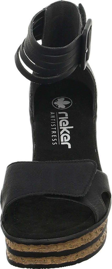 Rieker Damen Keilsandalette schwarz Produktbild 18