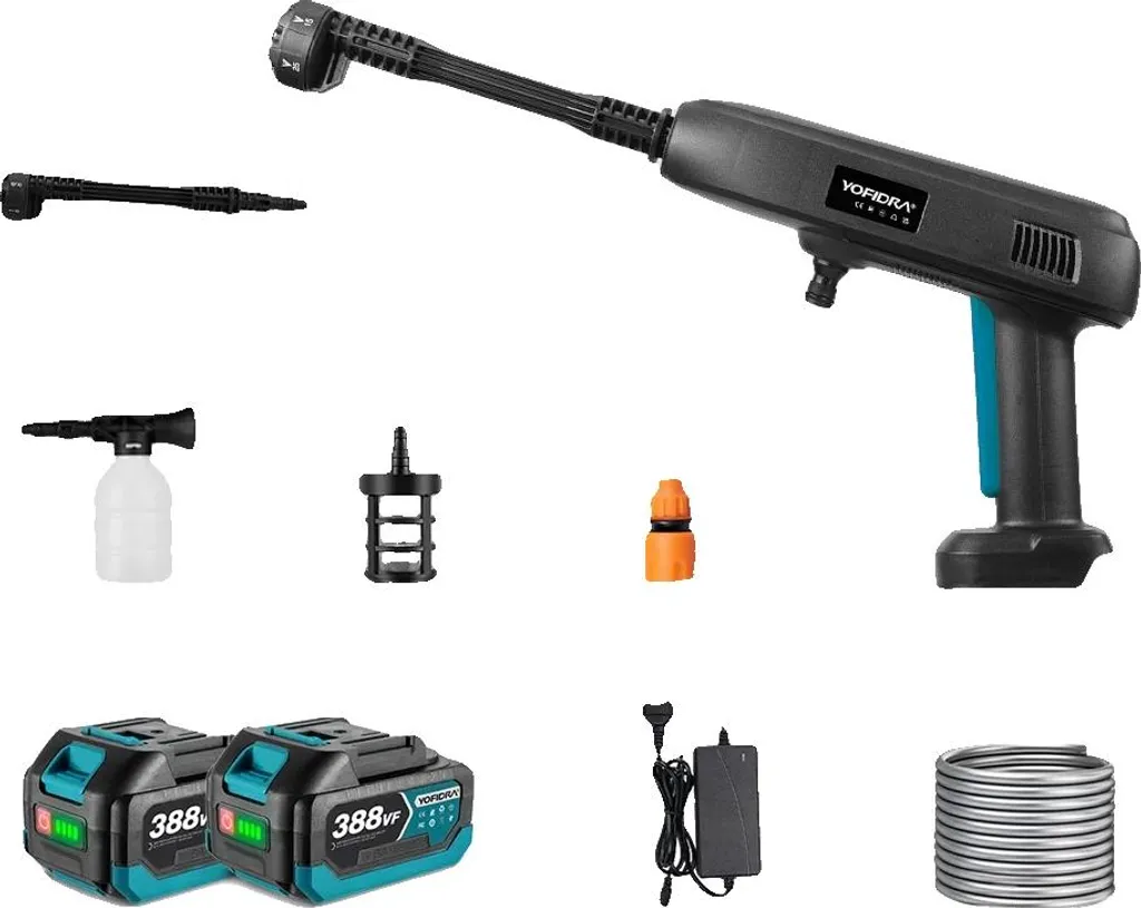 Pistolet à eau électrique sans fil pour nettoyer sans robinet proche