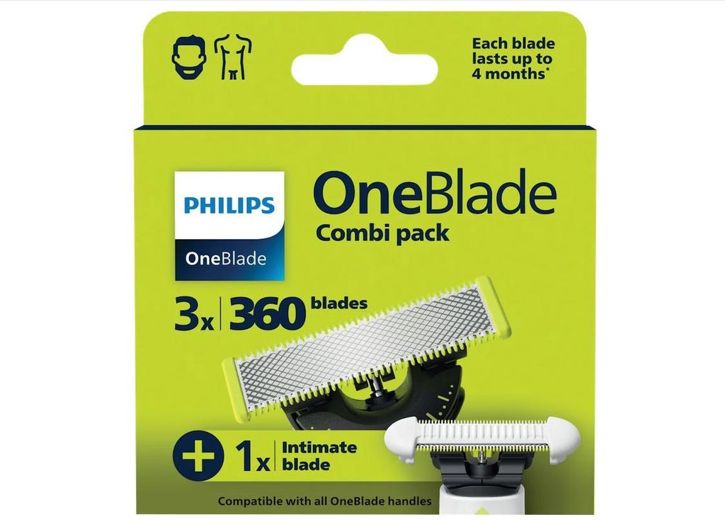Philips Norelco OneBlade OneBlade QP949/50 Kombipaket: 3 x Produktbild 