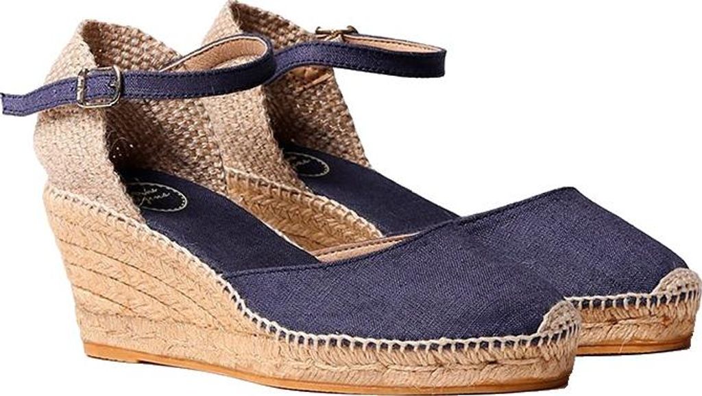 Toni Pons Caldes Keil-espadrilles Blau EU 35 Damen Blau EU 35