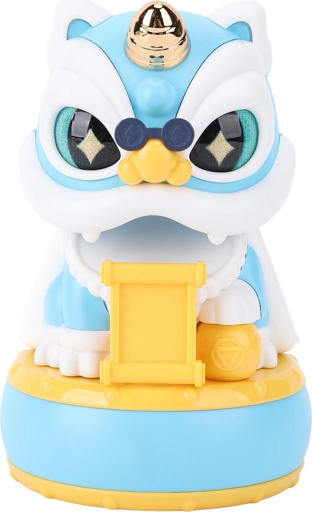 Solarbetriebene tanzende Wackelfigur, multifunktionale niedliche Auto-Armaturenbrett-Ornamente für Zuhause, Blau