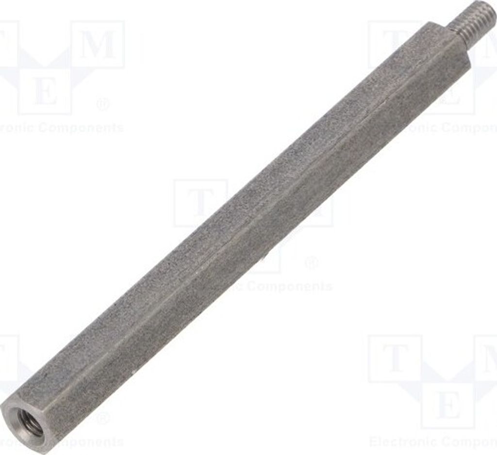 10x Distanzmuffe mit Gewinde 55mm Innengew: M3 Außengew: M3 244X55 Distanzelemente