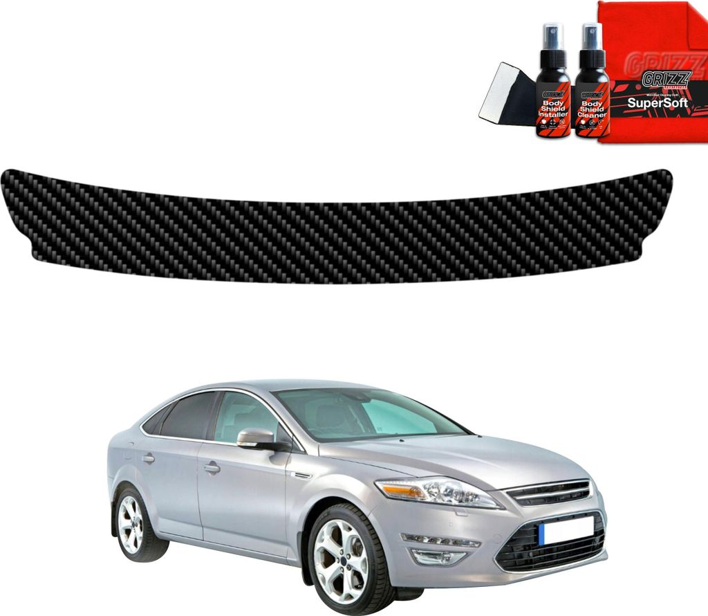 Kohlenstoff Schutzfolie Grizz Protector für Ladekante - Ford Mondeo Mk4 Sedan (2007-2014)