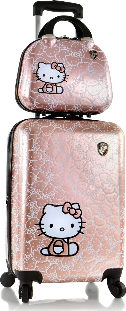 Valise Hello Kitty 4 Roues Multidirectionnelles 53 cm avec Beautycase - 2