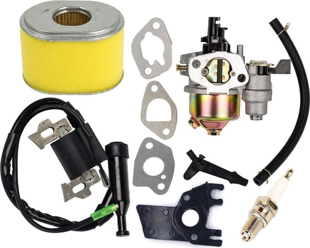 Vergaser mit Zündspule und Luftfilter für Honda GX160 GX200-5,5 PS - 6 PS Rasenmähermotor