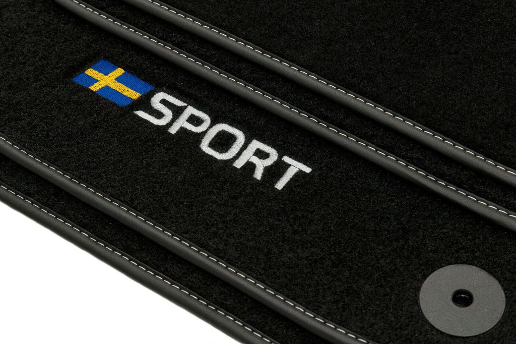 SPORT Velour Fußmatten Satz für Volvo XC60 II (ab 2017) - Produktbild 