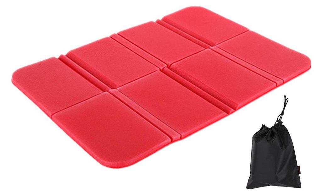 Faltbare, wasserdichte Sitzmatte für Stadiontouren, tragbare Schaumstoff-Sitzmatte mit Aufbewahrungstasche für Camping, Rucksackreisen, Wandern, ...