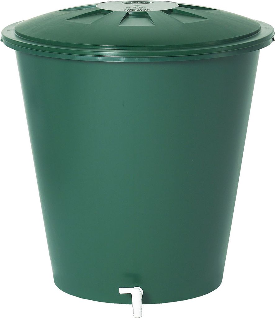 Barile da 510 litri in plastica, verde "New Generation" Immagine del prodotto 