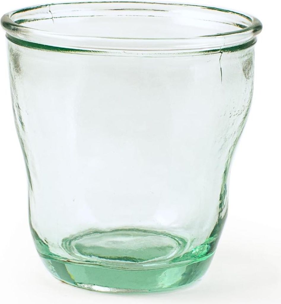 H&H Set mit 6 Beutelgläsern aus Recyclingglas, 25 cl