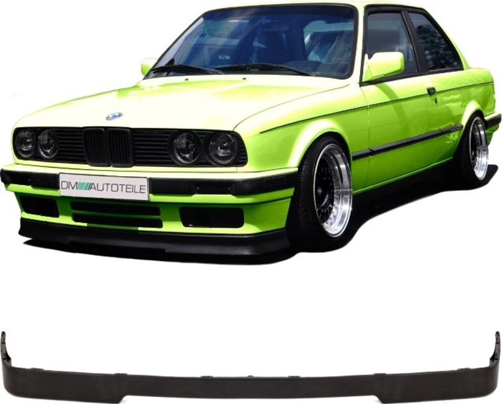 Frontspoiler Lippe vorne Spoiler unten Schwarz 87-94 passend für BMW alle E30 nicht IS