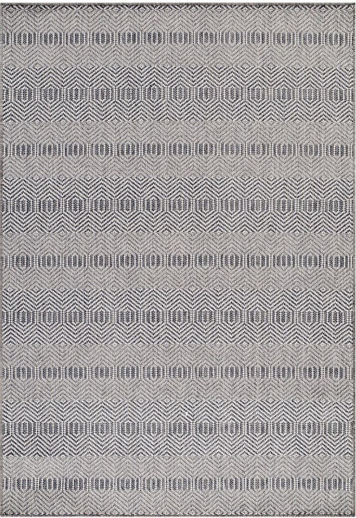 Outdoor Teppich Alessio Läufer, Farbe: Grau, Größe:80x150 cm