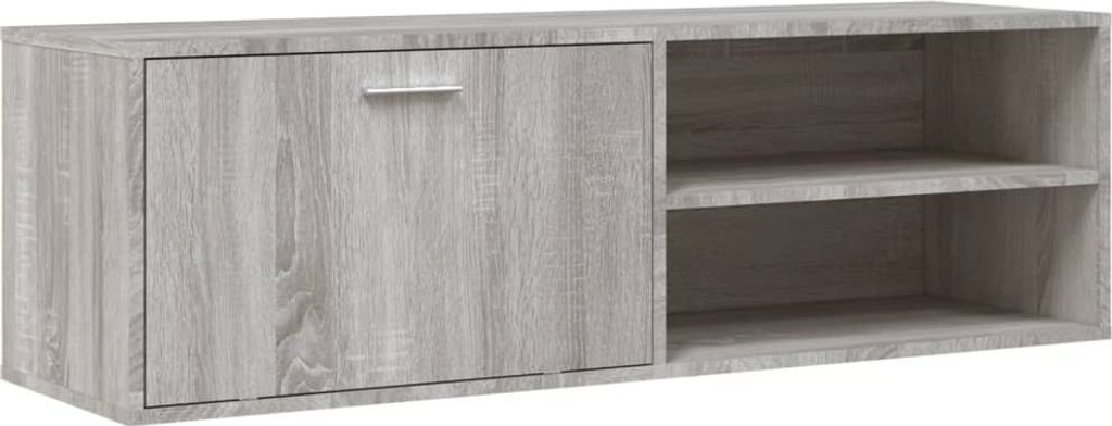 Mobile TV grigio Sonoma 120x34x37 cm materiale a base di Immagine del prodotto 