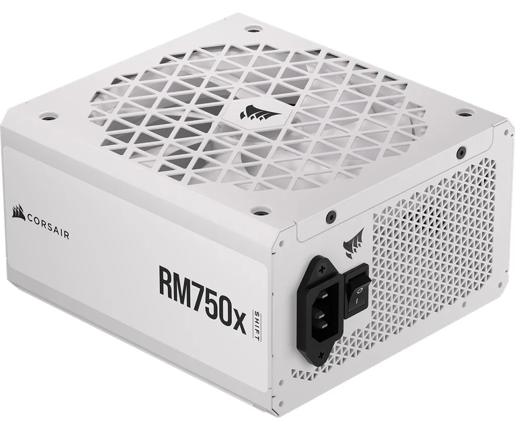 Alimentation PC modulaire 750W CORSAIR RM750x Shift Blanche Or