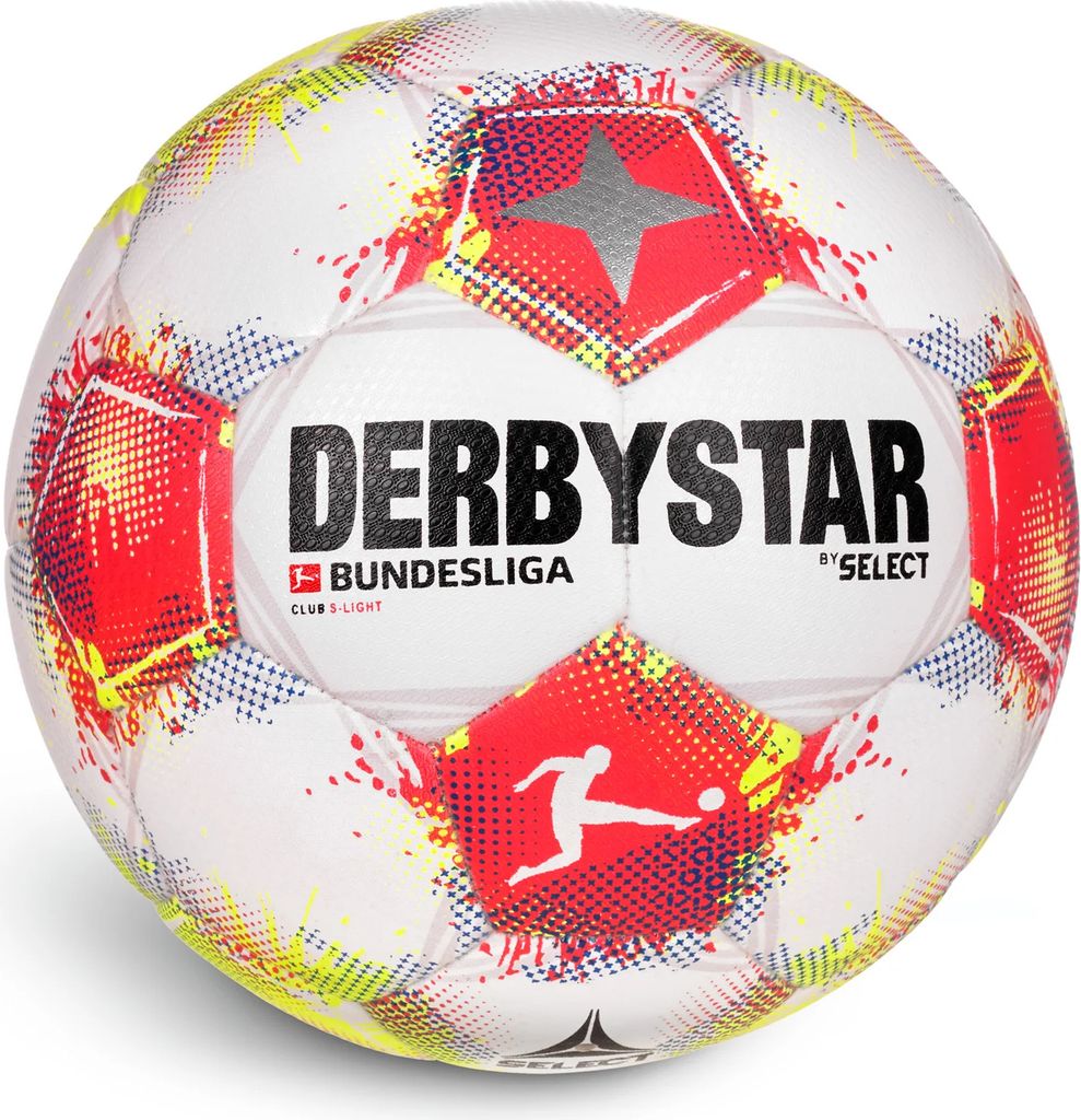 DERBYSTAR Bundesliga Club S-Light v25 Weiß/Rot/Gelb 4