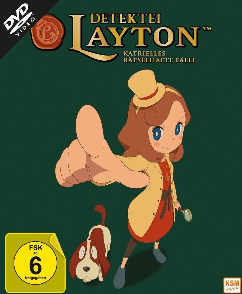 Detektei Layton-Katrielles rätselhafte Fälle-V.1:E.1-10-Sammelschub.-2 DVDs