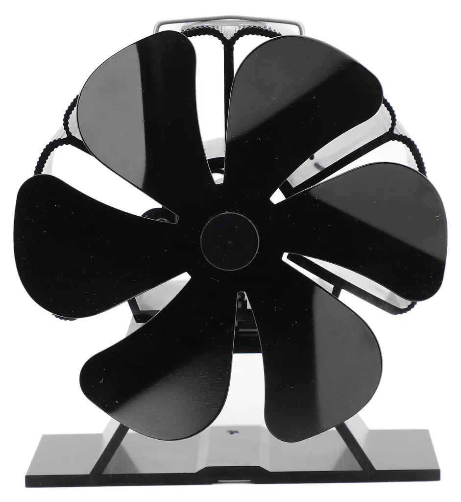 Ventilateur pour poêle silencieux 6 pales résistant haute température