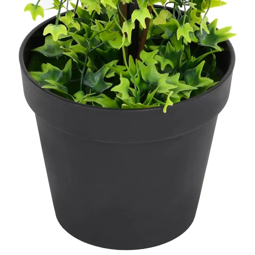 Buis Artificiel Dense 100 cm avec Pot - Feuillage Vert Permanent - 3