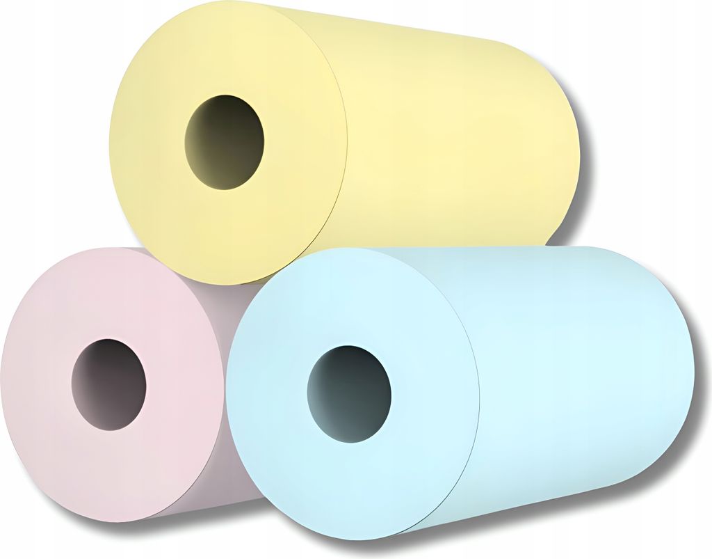 3 x rolky farebného termopapiera pre fototlačiareň Obrázok produktu