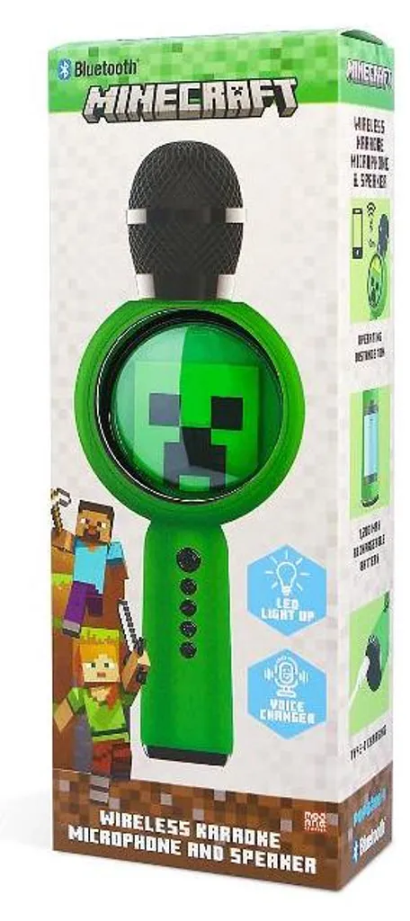 Otl Technologies Minecraft Enceinte Bluetooth et Micro LED pour Enfant