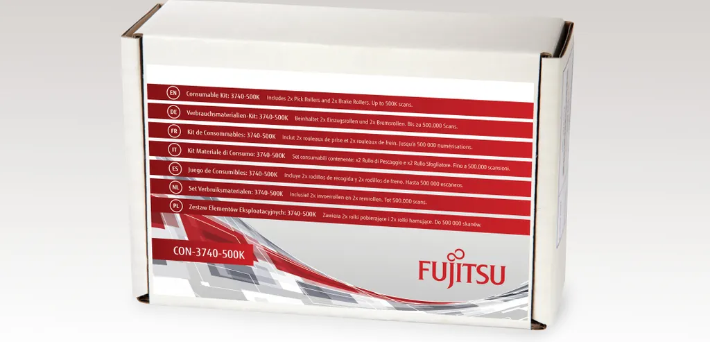 Kit de Maintenance Fujitsu 3740-500K Pack de Rouleaux de Remplacement