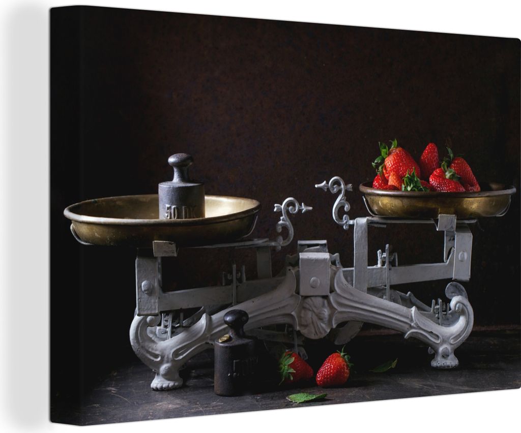 OneMillionCanvasses - Leinwandbilder - 150x100 cm, Küchenutensilien - Obst - Kochen, Wandbilder Kunstdruck Wanddekoration - Foto auf Leinwand - ...
