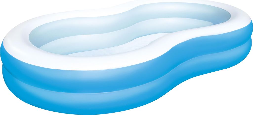 Bestway® Family Pool Big Lagoon™ 262 x 157 x 46 cm, oval Produktbild 
