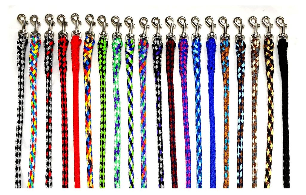 Hundeleine für kleine Hunde Ocean mit Handschlaufe bis 15 kg, 1-5 m Führleine, 8 mm leicht (1,50 m)