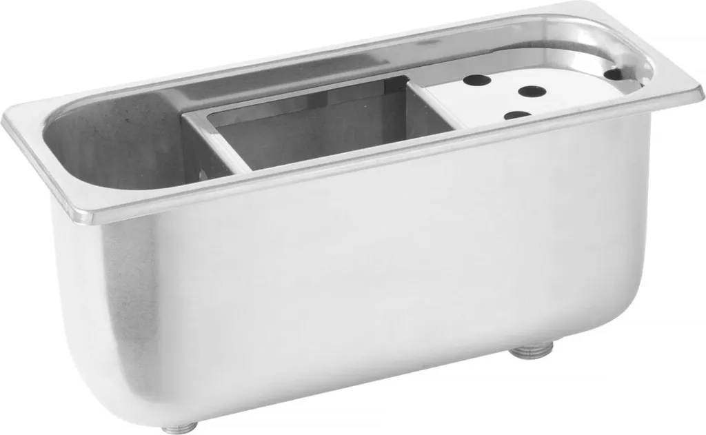 Vasca Lava Spatole Gelato HENDI 270x111mm | Acciaio Inox Alta Qualità