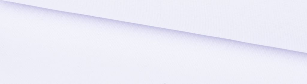 Bündchenstoff Schlauchware Organic Bio fein einfarbig Weiß 35cm Breite