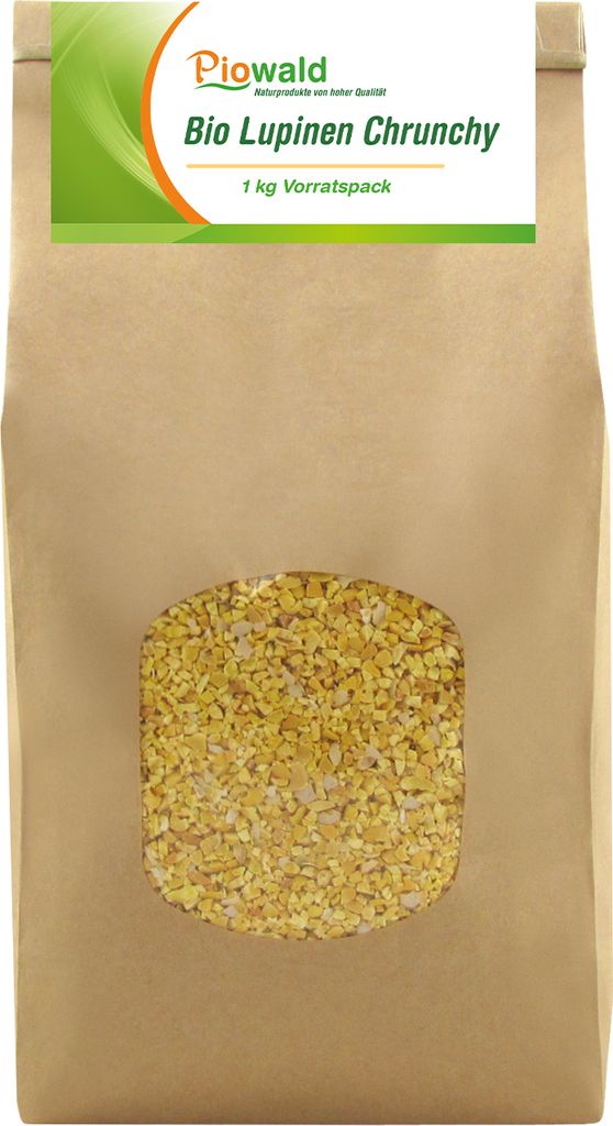 Piowald Lupinen Chrunchy - 1 kg, Lupinenschrot