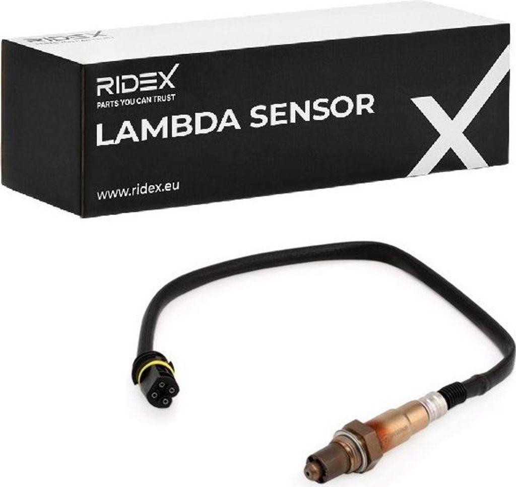 RIDEX Lambdasonde passend für MERCEDES-BENZ E-Klasse Limousine (W211) Beheizt 390mm 3922L0083