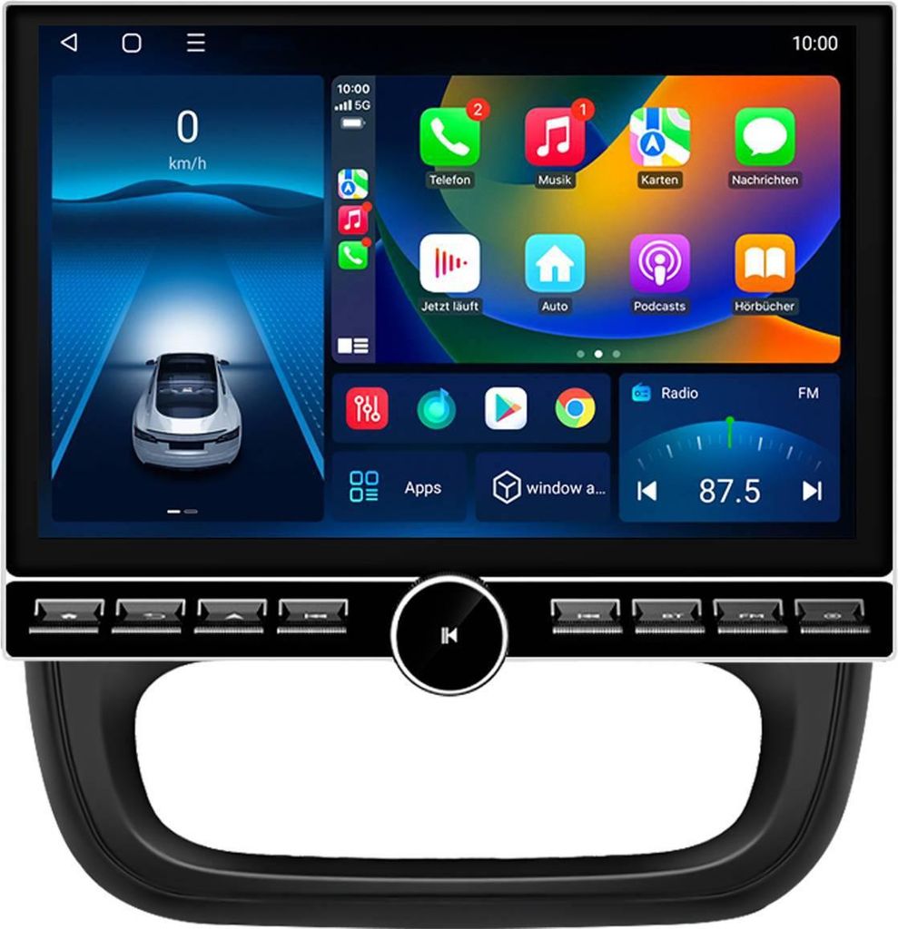 Autoradio Android 13 pouces 128 Go pour Renault Trafic 3 Image du produit 
