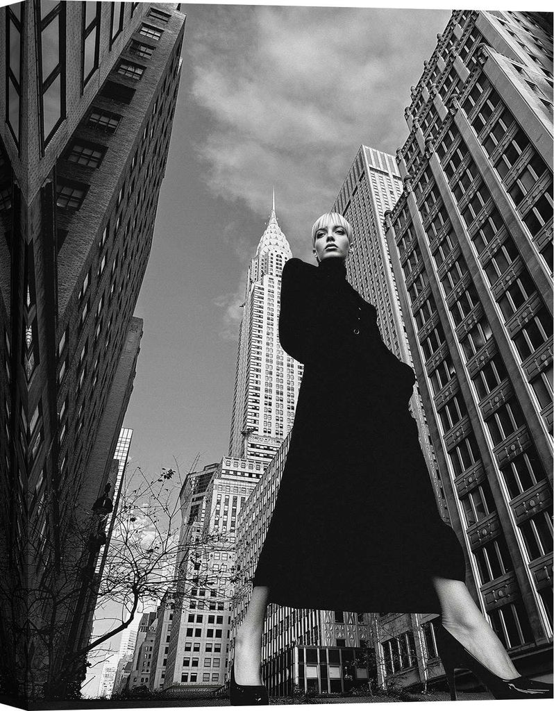 Modefotografie – Leinwanddruck – Julian Lauren – Walking in New York – 100 x 70 cm