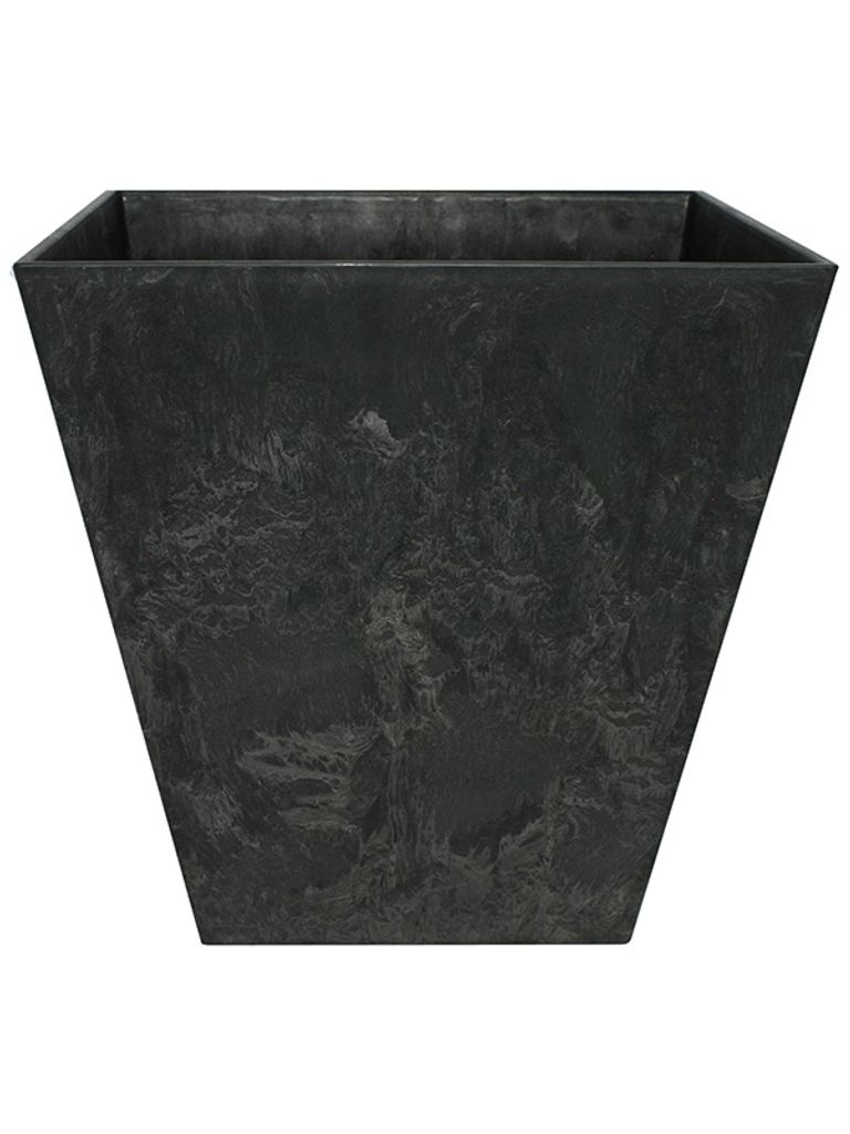 Blumentopf Topf Ella schwarz 40 x 40 cm Produktbild 
