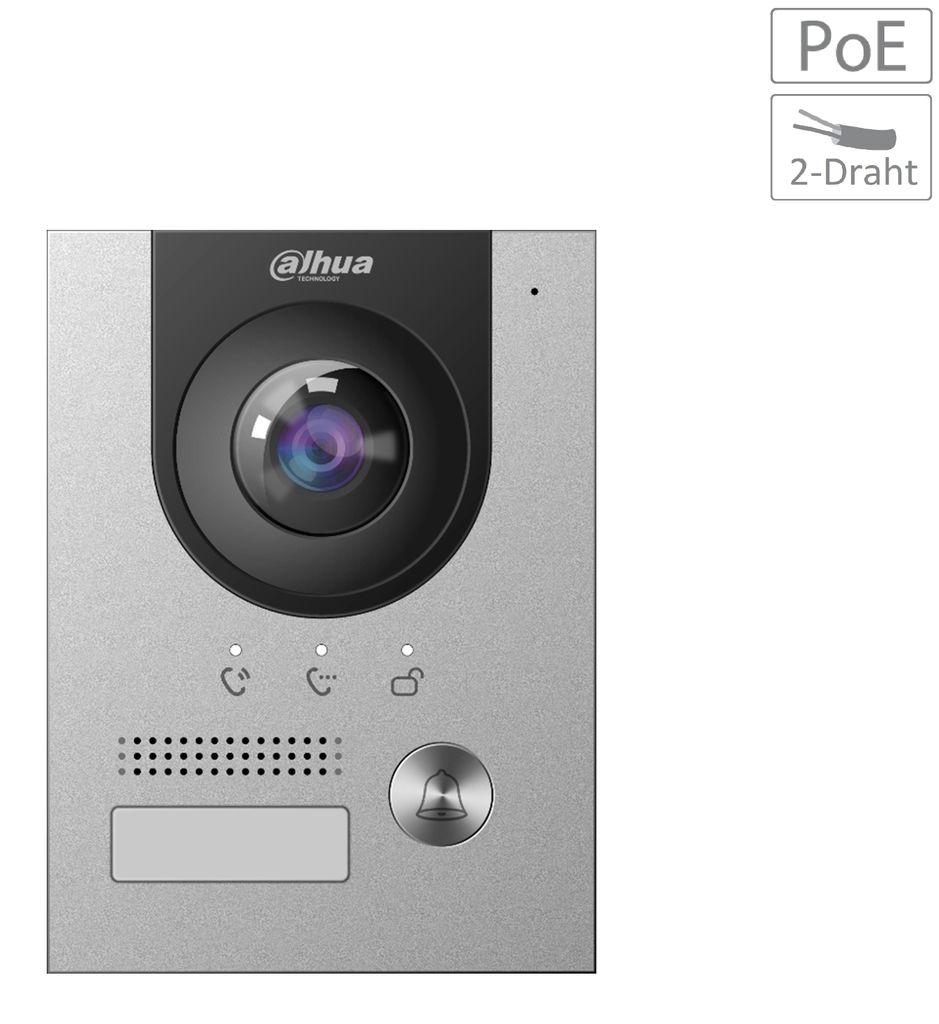 Dahua Technology VTO2202F-P-S3, H.264, H.265, 2 MP, CMOS, Produktbild 