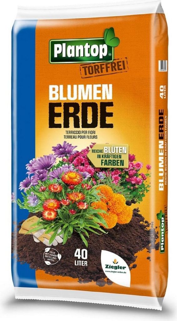 PLANTOP torffrei Blumenerde, 40 Ltr Produktbild 