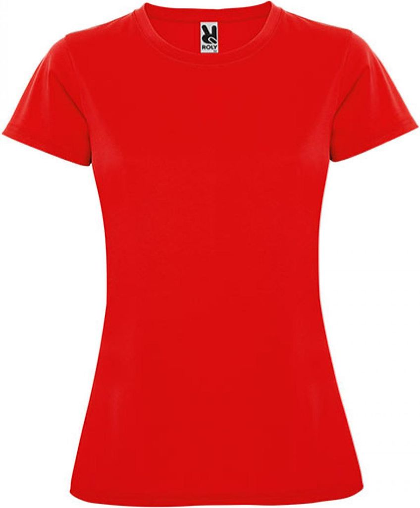 Roly CA0423 | Damen Montecarlo T-Shirt, Piqué - Farbe: Red 60 - Größe: L