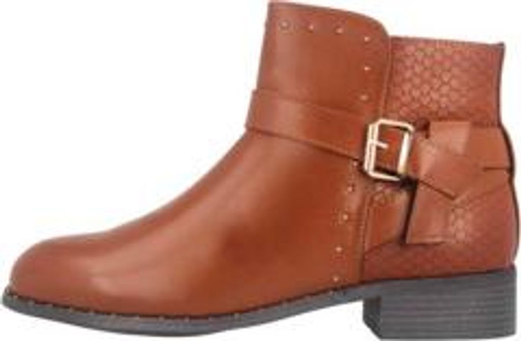 Fitters Footwear Alma Stiefeletten in Übergrößen Braun 2.239210 Brandy große Damenschuhe