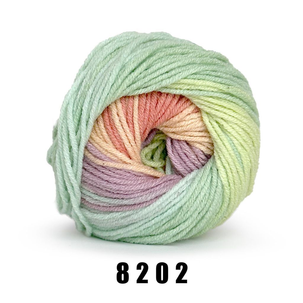 YarnArt Jeans Crazy (50g/160m) 8202 sonnenaufgang Produktbild 