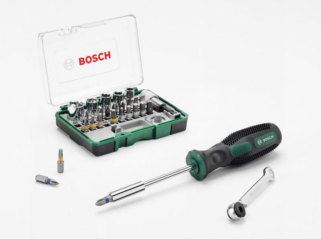 27-teiliges Mini-Ratschen-Set + Handschraubendreher Produktbild 